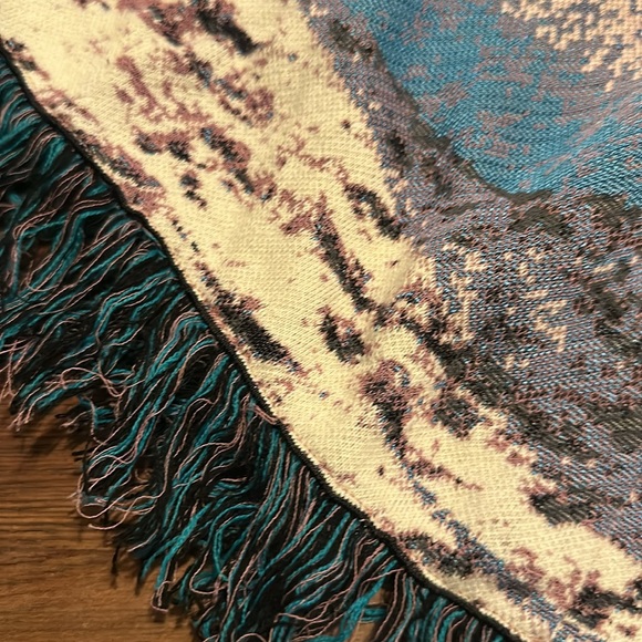 Anthropologie Aldomartins Moira Fringed Cardigan Multicolor Size Large - Picture 8 of 9